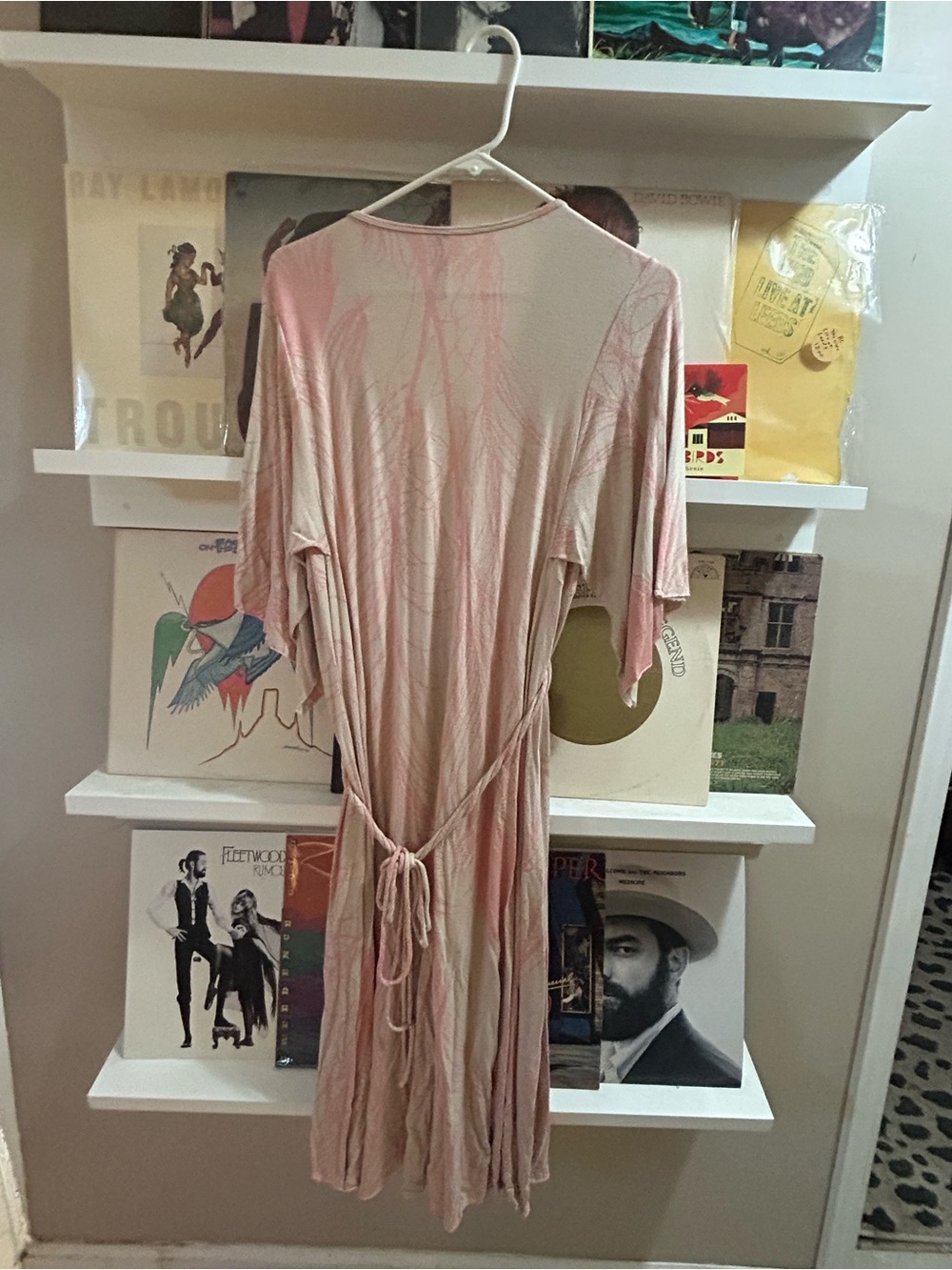 Rachel pally pink feather caftan dress - Picture 4 of 8